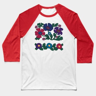 Ukrainian Motif - Folk Embroidery Art Baseball T-Shirt